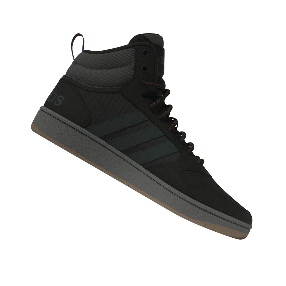 Women's casual trainers HOOPS 3.0 MID Adidas GZ6681 Black 36 2/3
