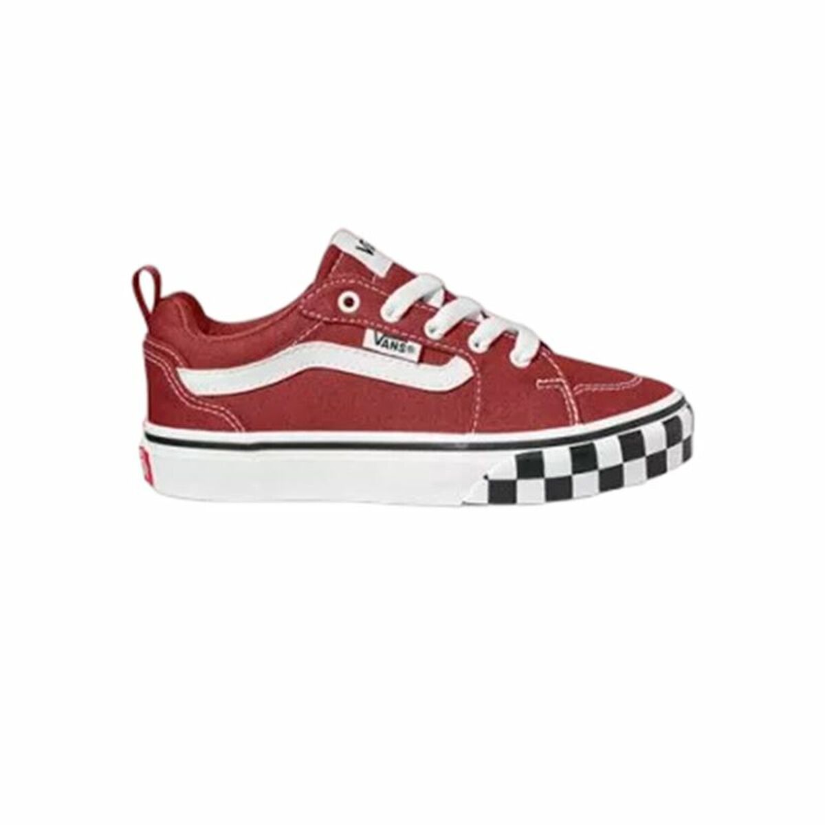 Children’s Casual Trainers Vans Filmore Check Bumper Dark Dark Red 38