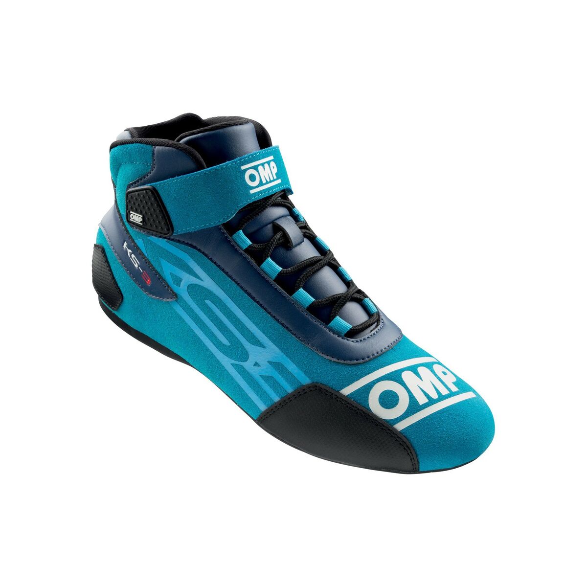 Racing Ankle Boots OMP KART KS-3 Navy Blue Black/White 46 46