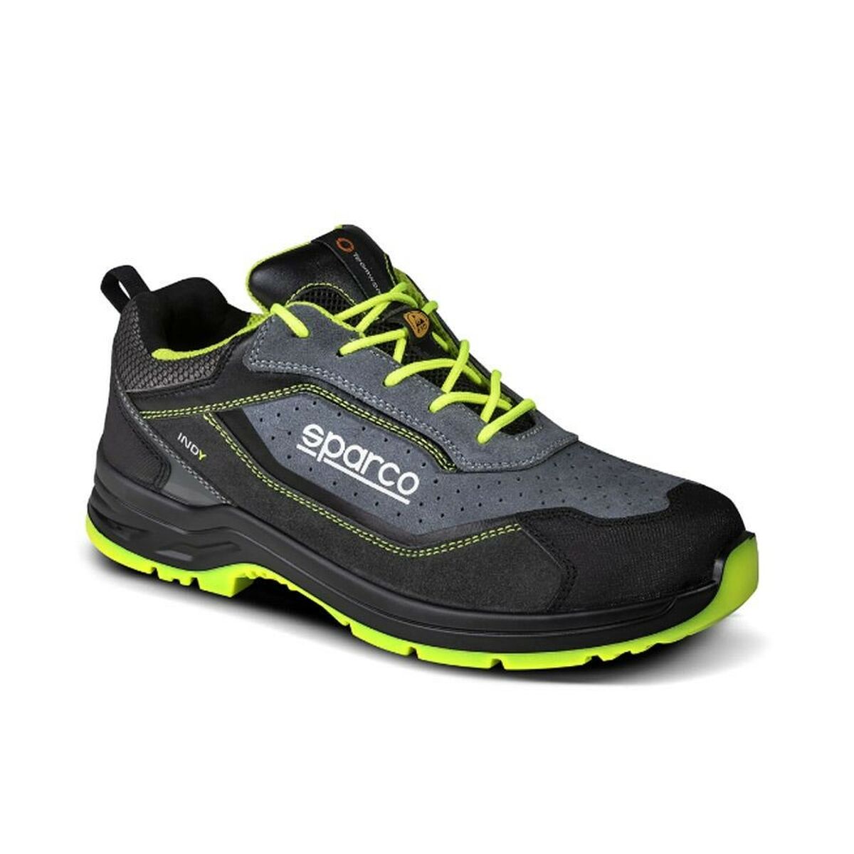 Safety shoes Sparco INDY S1P ESD Yellow Grey 42